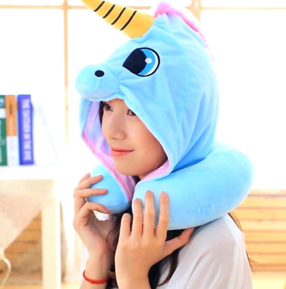 Travel Unicorn neck pillow